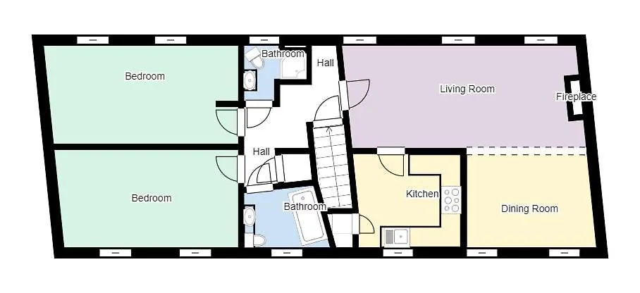 Queensferry Street Lane - Fantastic 2 Bedroom City Centre Mews House With Free Secure Parking! إدنبرة